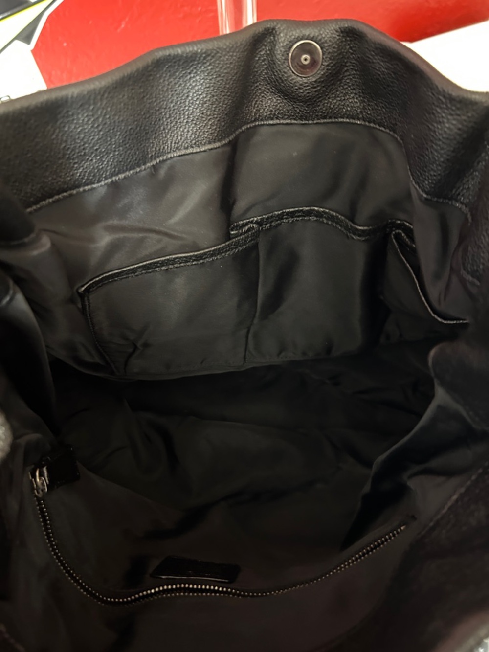 Burberry Black Ruched Drawstring Hobo Bag - Picture 10 of 13